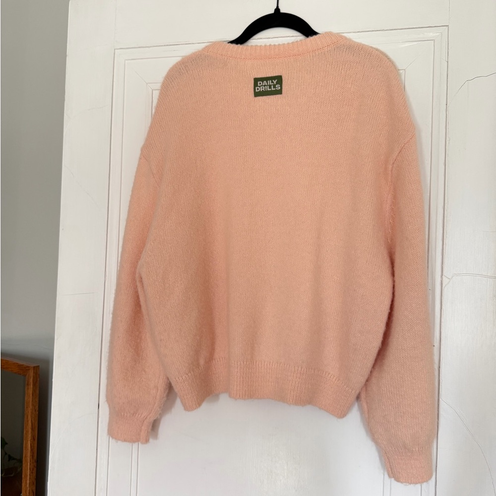 Daily Drills Soft Pink Button Up Cardigan